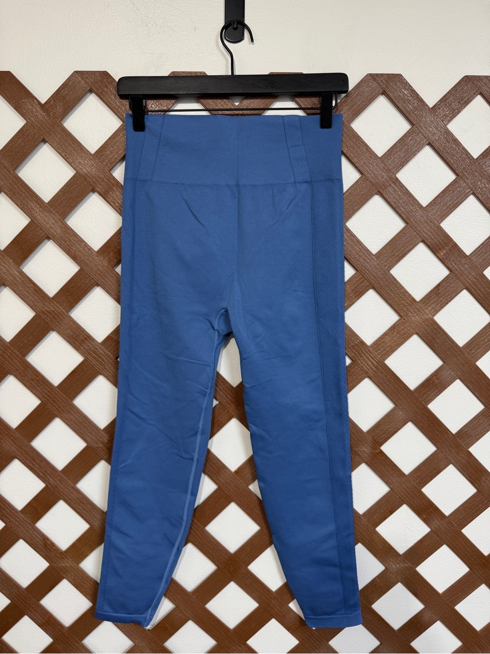 WAP80 {Abercrombie YPB} Blue Seamless Core Yoga Leggings Pants Bottoms